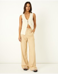 Dazie - Azalea Light Weight Linen Blend Pants