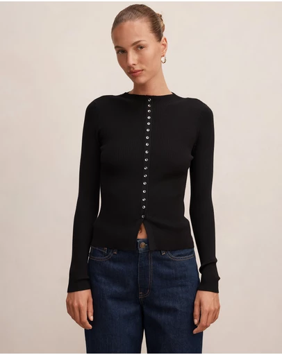 Forever New - Francis Button Detail Top