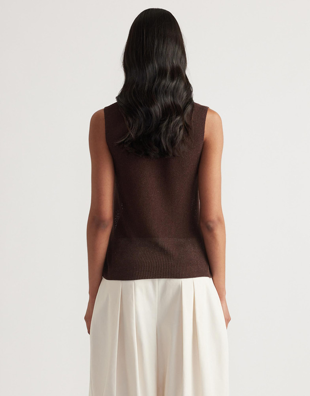 Decjuba - Bri Metallic Knit Tank