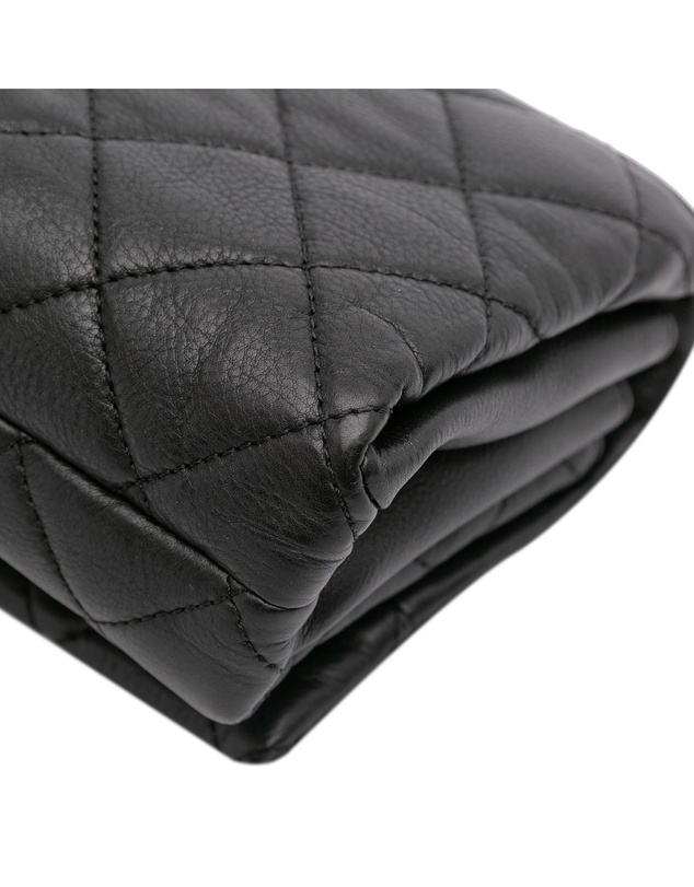 Pre-Loved by Azura Reborn - Pre-Loved Mini Quilted Calfskin Pearl CC Accordion Flap