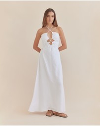 Amelius - Gemma Linen Halterneck Dress