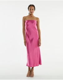 Third Form - Crush Bias Strapless Dress
