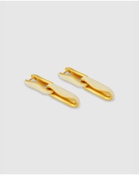 Oroton - Livia Enamel Drop Earrings