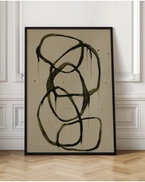 Olive et Oriel - Wet Moss by Treechild Art Print