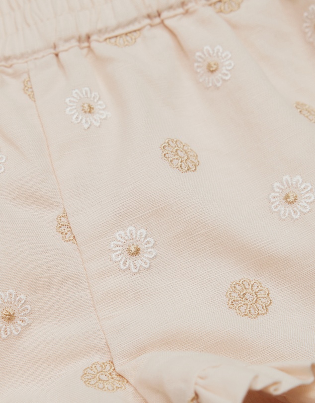 Country Road - Pull On Embroidered Short