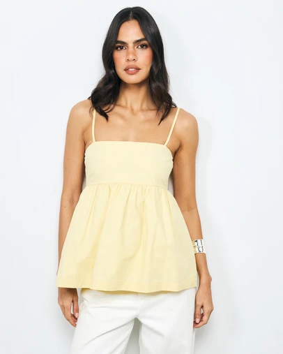 AERE - Sofia Removable Strap Bandeau Top