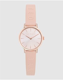 Ted Baker - Staciie 28mm Pink Dial and Embossed Leather Strap