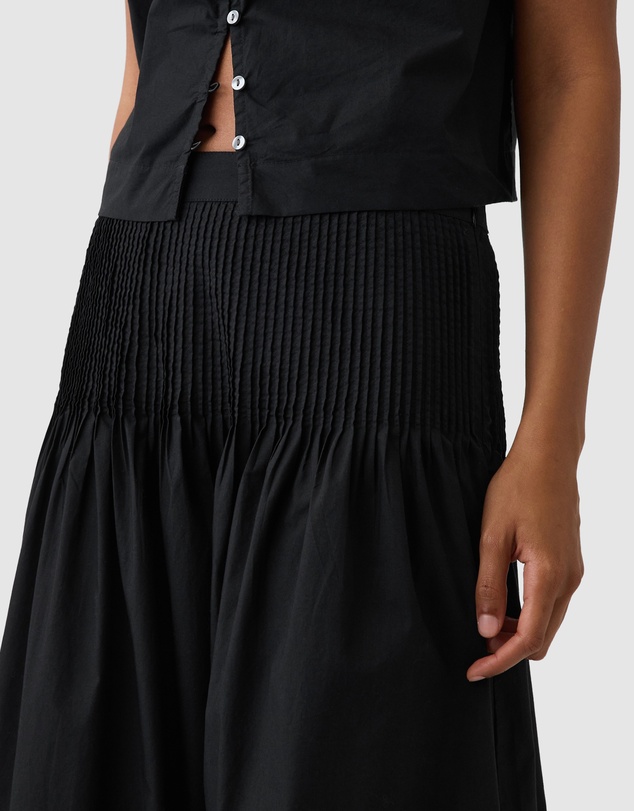 GAP - Pintuck Waist Maxi Skirt