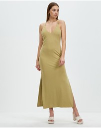 Third Form - Form Cross Back Midi Dress