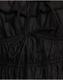 Petal & Pup - Vespera Smocked Top - Black