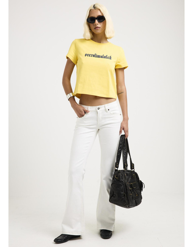 Neon Hart - Sarki Low Rise Flare Denim Jeans