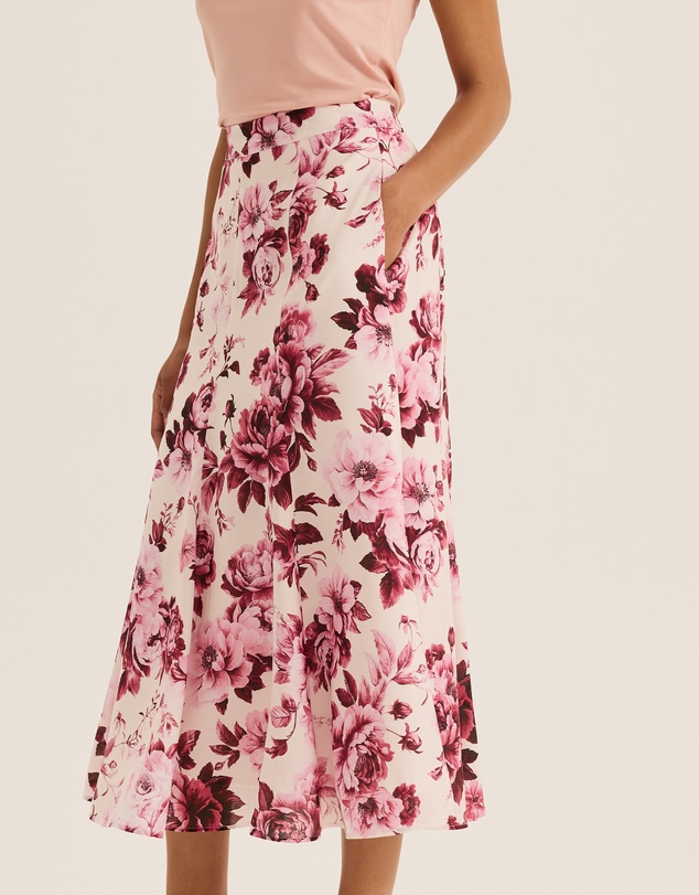 Review - Edie Floral Midi Skirt