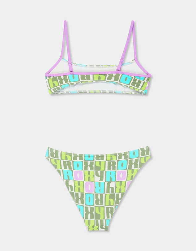 Roxy - Girls 4 to 16 Letter Up Bralette Set Two Piece