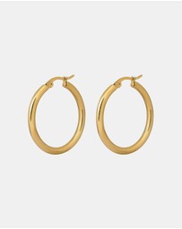 Zoe Olivia - Waterproof Thin Classic Hoop Earrings