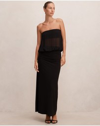Forever New - Cammy Strapless Back Cowl Dress