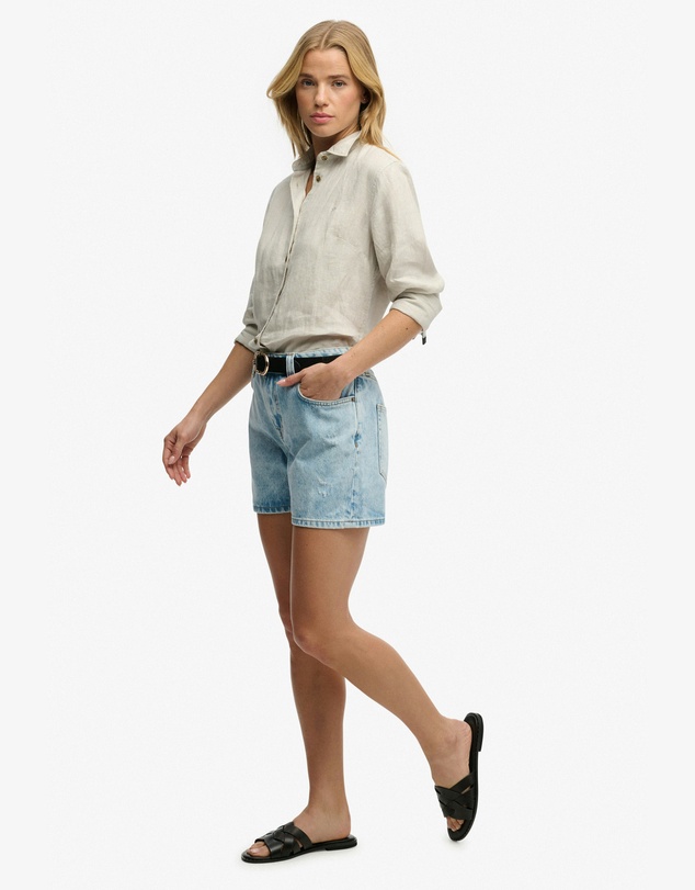 Superdry - Mid Rise Denim Short