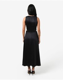 Forcast - Louisa Cut Out Satin Dress