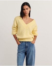 Jag - Lily V Neck Knit