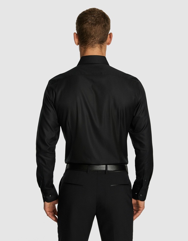 yd. - Monaco Pure Cotton Textured Dress Shirt