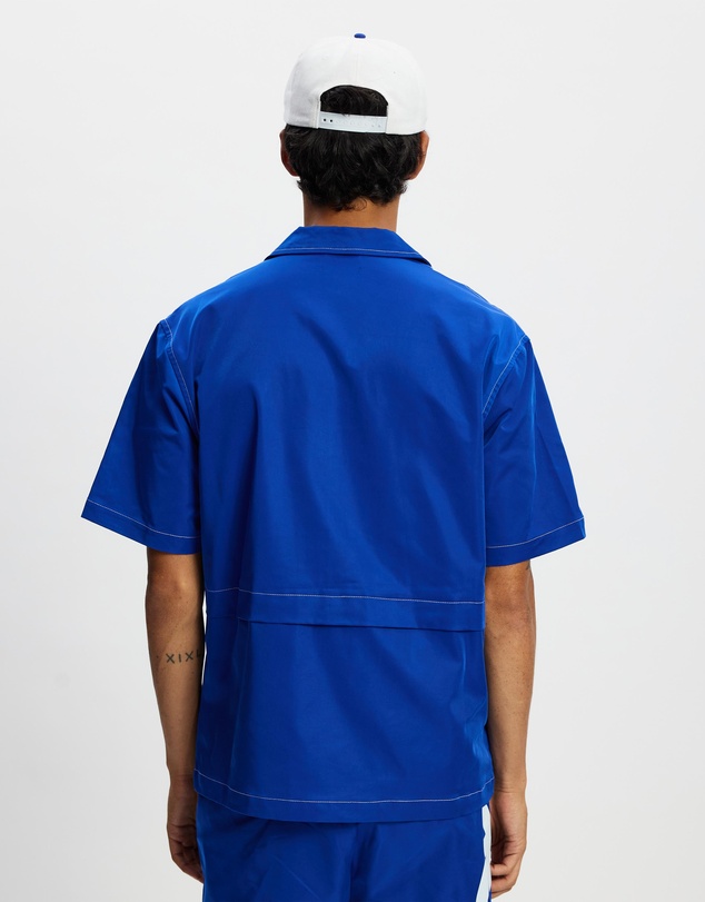Malbon - Menton Nylon Camp Collar Shirt
