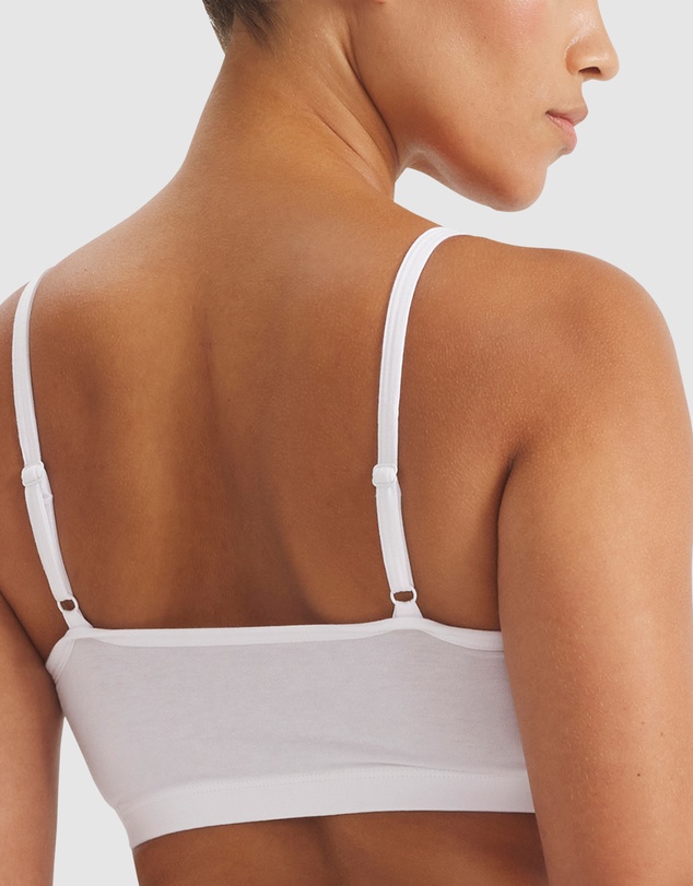 adidas Sportswear - 2 Pack Active Modal Comfort Wirefree Bralette With Cotton