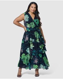 Pink Dusk by Curve Project - Wild Nights Maxi Dress