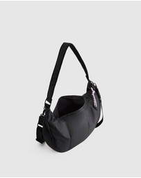 Nere - Coated Crescent Sling Bag