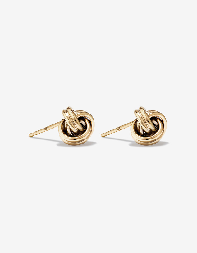 Michael Hill - Knot Stud Earrings in 10kt Yellow Gold