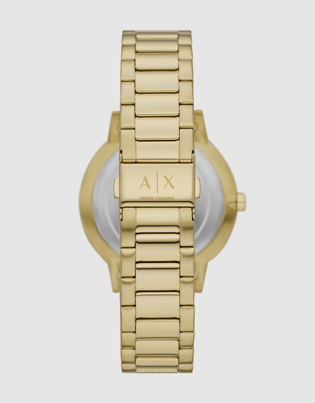 Armani Exchange - Armani Exchange Gold Watch AX7144SET