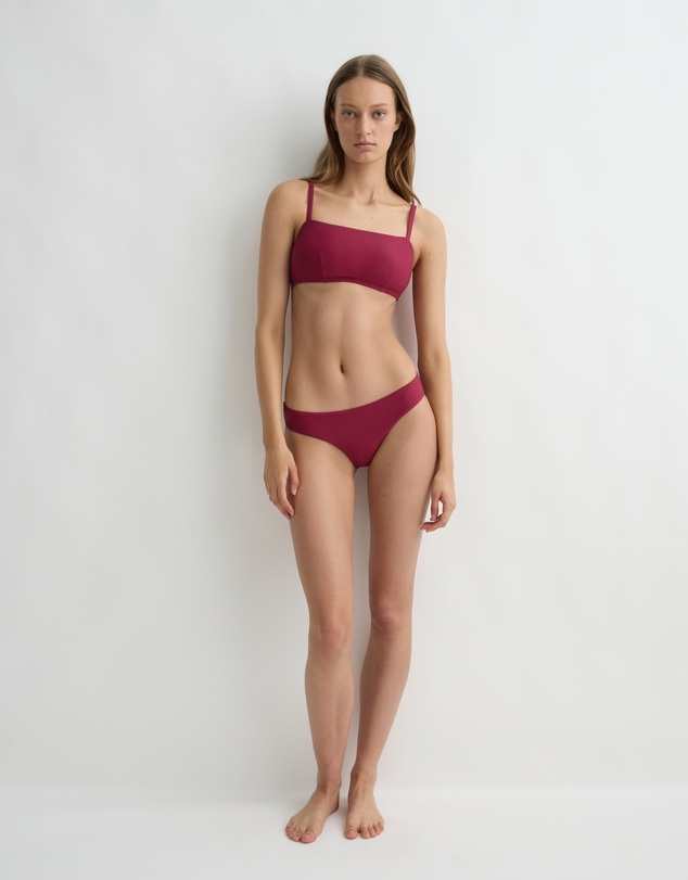BONDI BORN - Anja Bikini Top - Mulberry (Sculpteur®)