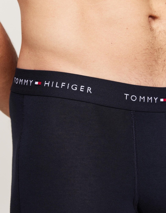 Tommy Hilfiger - 3-Pack Essential Logo Waistband Trunks