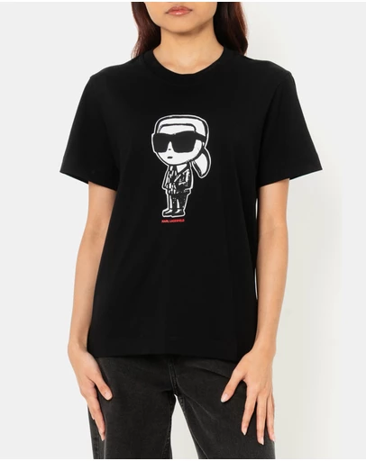 Karl Lagerfeld - Ikon Karl Sketch T-Shirt