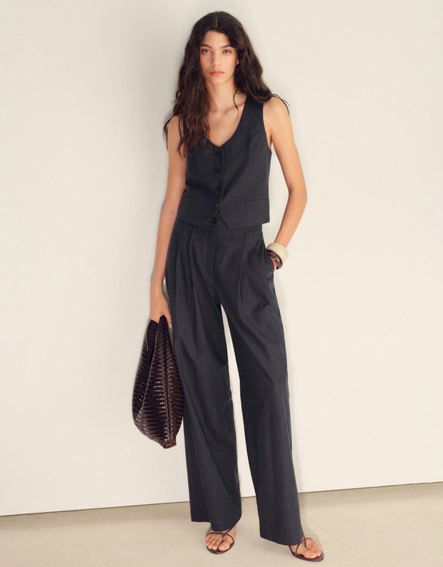 M.N.G - Bali Linen-Blend Suit Waistcoat