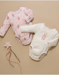 Purebaby - 2 Pack Bodysuit -Kids-Babies