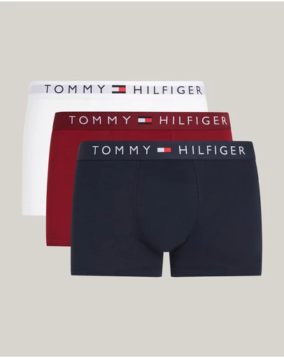 Tommy Hilfiger - 3-Pack TH Original Logo Waistband Trunks