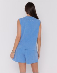 ALEXANDRA - Paxam Tank Acid Washed Blue