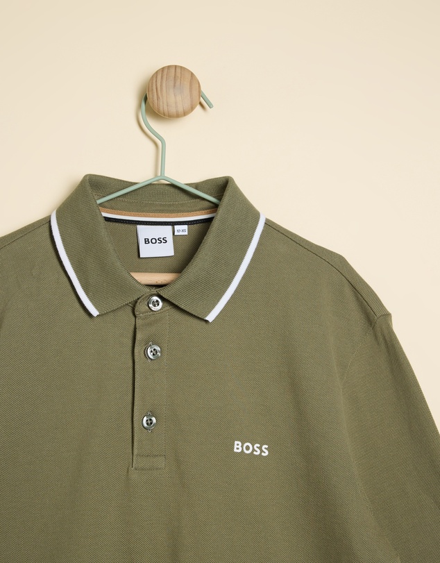 BOSS - Long Sleeve Polo - Kids-Teens