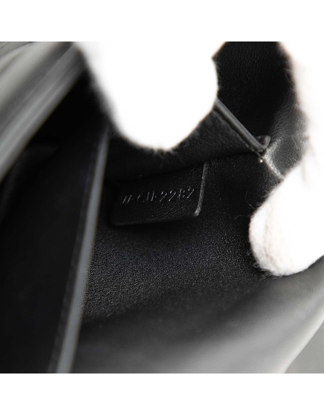 Pre-Loved by Azura Reborn - Pre-Loved Matelasse Goatskin Monochrome Chain Shoulder Bag