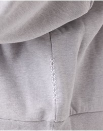 Zanerobe - Box Crop Hood Grey Marle