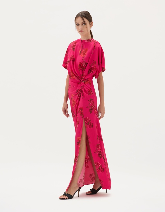 Muma World - Magenta Bloom Zaira Dress