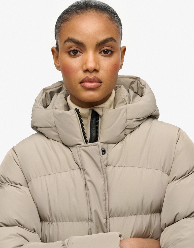 Superdry - Hooded Sports Puffer Mid Jacket