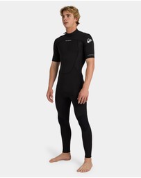 Quiksilver - Mens 2/2mm Prologue Short Sleeve Back Zip Wetsuit