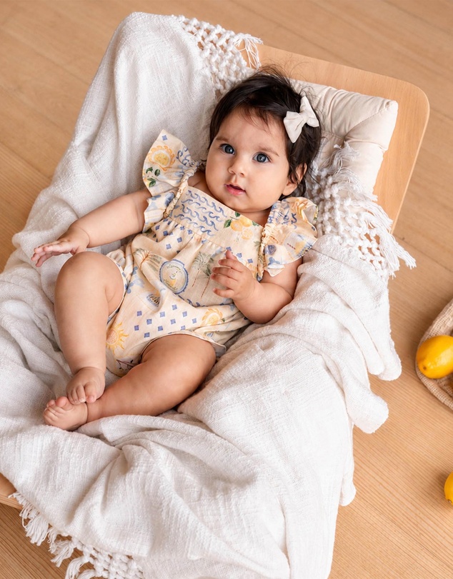 Fox & Finch - Piccolina Frill Bodysuit - Babies