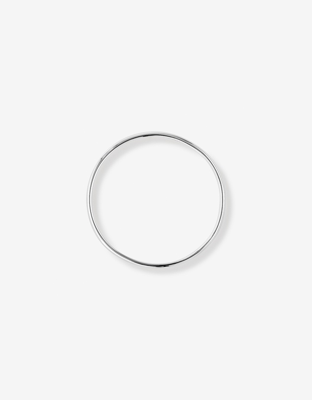 Michael Hill - 3.7mm Width Solid Round Baby Bangle in Sterling Silver