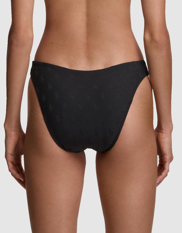 Polo Ralph Lauren - Logo Jacquard High Leg Bikini Bottom