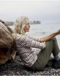 Seasalt - Seasalt Cornwall Multi Sailor 3/4 Sleeve Top Jersey