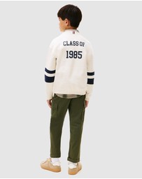 Tommy Hilfiger - Varsity Back Logo Colour-Blocked Sweatshirt - Kids