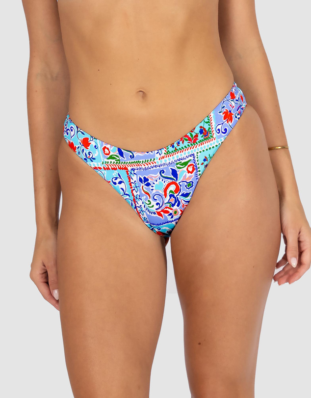 Baku Swimwear - La Condesa Cheeky High Cut Bikini Bottom