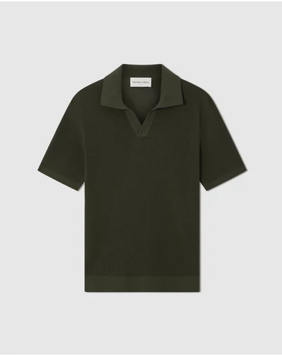 Frescobol Carioca - Rino Cotton Diamond Stitch SS Polo