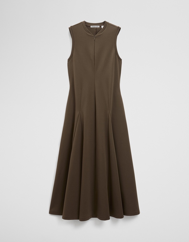 Country Road - Panel Zip Neck Ponte Dress